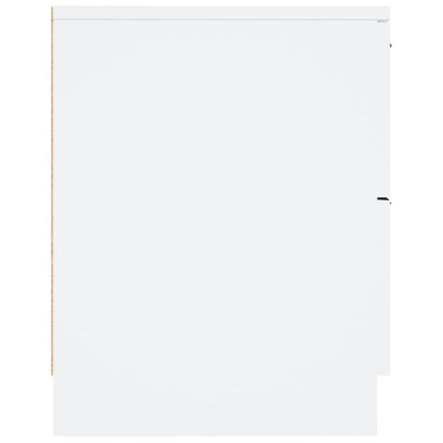 Valkoinen yöpöydät Macarthur (2 kpl puinen)