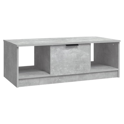 Sohvapöytä betoninharmaa 102x50x36 cm tekninen puu