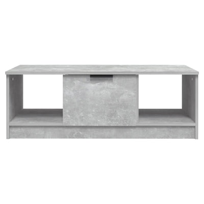 Sohvapöytä betoninharmaa 102x50x36 cm tekninen puu