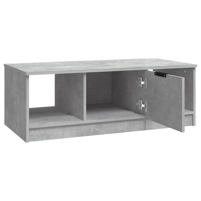 Sohvapöytä betoninharmaa 102x50x36 cm tekninen puu