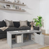 Sohvapöytä betoninharmaa 102x50x36 cm tekninen puu