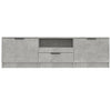 Betoninharmaa tv-taso Clavdia 140x35x40cm (puinen)