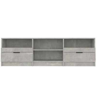 TV-taso betoninharmaa 150x33,5x45 cm tekninen puu