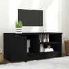 TV-taso musta 80x35x36,5 cm tekninen puu