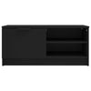 TV-taso musta 80x35x36,5 cm tekninen puu