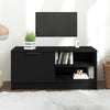 TV-taso musta 80x35x36,5 cm tekninen puu