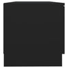 TV-tasot 2 kpl musta 80x35x36,5 cm tekninen puu
