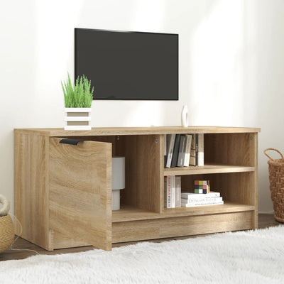 TV-taso Sonoma-tammi 80x35x36,5 cm tekninen puu