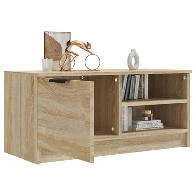 TV-taso Sonoma-tammi 80x35x36,5 cm tekninen puu