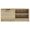 TV-taso Sonoma-tammi 80x35x36,5 cm tekninen puu