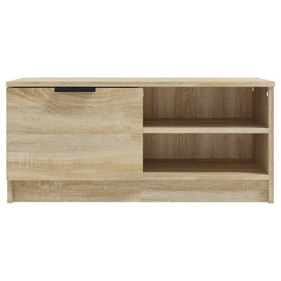 TV-taso Sonoma-tammi 80x35x36,5 cm tekninen puu