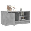 TV-taso betoninharmaa 80x35x36,5 cm tekninen puu