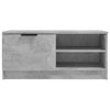TV-taso betoninharmaa 80x35x36,5 cm tekninen puu