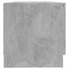 TV-taso betoninharmaa 80x35x36,5 cm tekninen puu