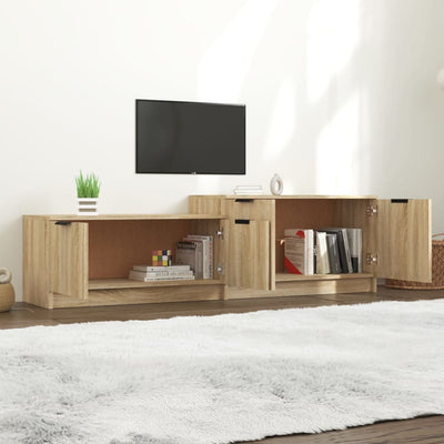 TV-taso Sonoma-tammi 158,5x36x45 cm tekninen puu