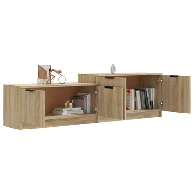 TV-taso Sonoma-tammi 158,5x36x45 cm tekninen puu