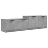 TV-taso betoninharmaa 158,5x36x45 cm tekninen puu