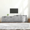TV-taso betoninharmaa 158,5x36x45 cm tekninen puu