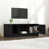 TV-taso musta 102x35x36,5 cm tekninen puu