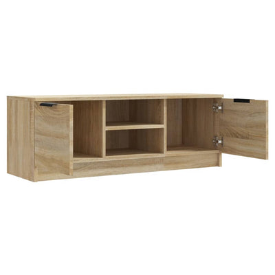 TV-taso Sonoma-tammi 102x35x36,5 cm tekninen puu