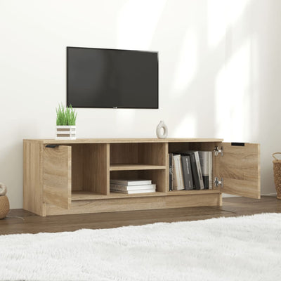 TV-taso Sonoma-tammi 102x35x36,5 cm tekninen puu