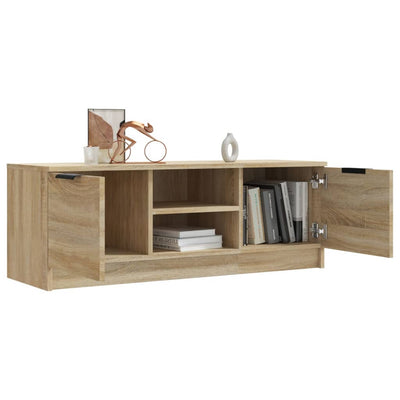 TV-taso Sonoma-tammi 102x35x36,5 cm tekninen puu