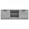 TV-taso betoninharmaa 102x35x36,5 cm tekninen puu