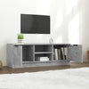 TV-taso betoninharmaa 102x35x36,5 cm tekninen puu