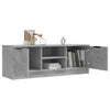 TV-taso betoninharmaa 102x35x36,5 cm tekninen puu