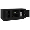 TV-taso musta 102x35x45 cm tekninen puu