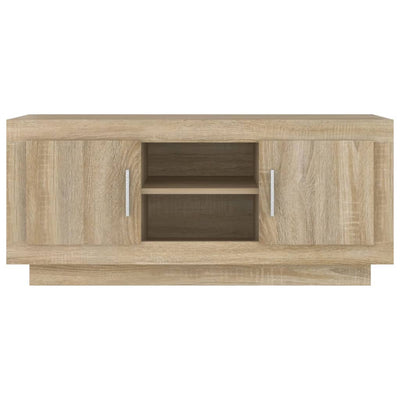 TV-taso Sonoma-tammi 102x35x45 cm tekninen puu