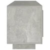 TV-taso betoninharmaa 102x35x45 cm tekninen puu