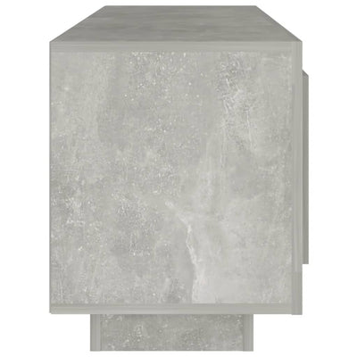 TV-taso betoninharmaa 102x35x45 cm tekninen puu