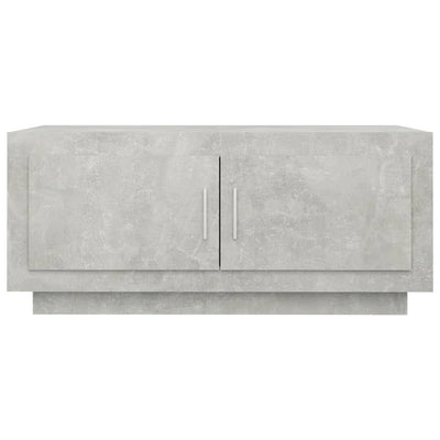 Sohvapöytä betoninharmaa 102x50x45 cm tekninen puu