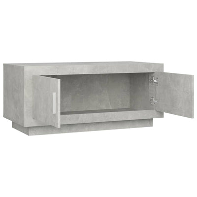 Sohvapöytä betoninharmaa 102x50x45 cm tekninen puu