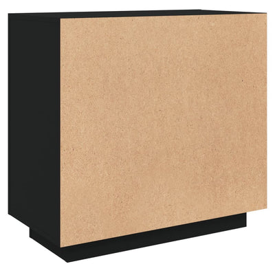 Senkki musta 80x40x75 cm tekninen puu