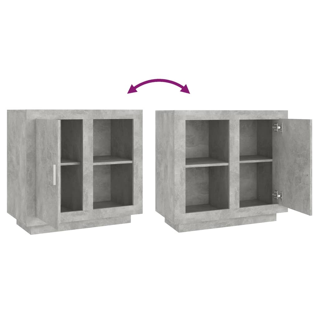 Betoninharmaa senkki Verica 80x40x75cm