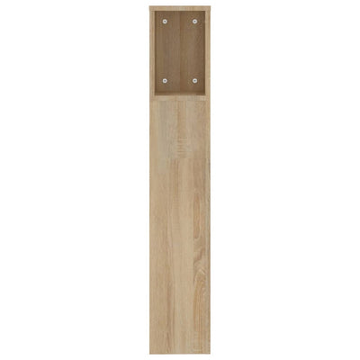 Sängynpääty säilytystilalla Sonoma-tammi 200x18,5x104,5 cm