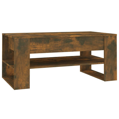 Sohvapöytä savutammi 102x55x45 cm tekninen puu