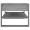 Sohvapöytä harmaa Sonoma 102x55x45 cm tekninen puu