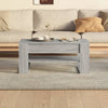 Sohvapöytä harmaa Sonoma 102x55x45 cm tekninen puu