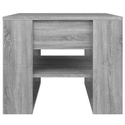 Sohvapöytä harmaa Sonoma 55,5x55x45 cm tekninen puu