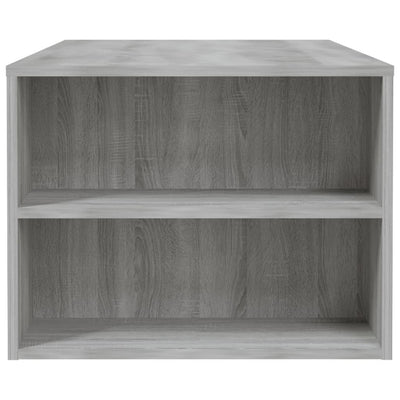 Sohvapöytä harmaa Sonoma 102x55x42 cm tekninen puu