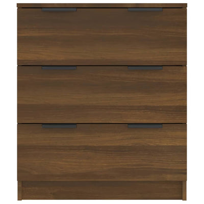 Senkki ruskea tammi 60x30x70 cm tekninen puu