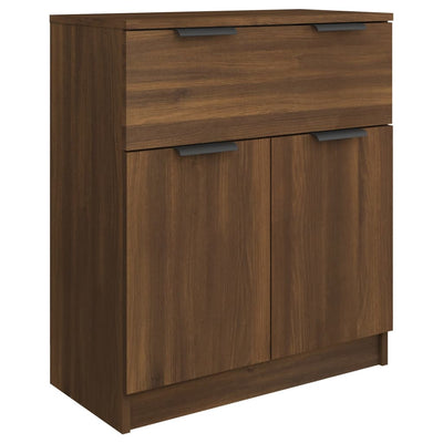 Senkki ruskea tammi 60x30x70 cm tekninen puu