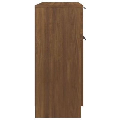 Senkki ruskea tammi 60x30x70 cm tekninen puu