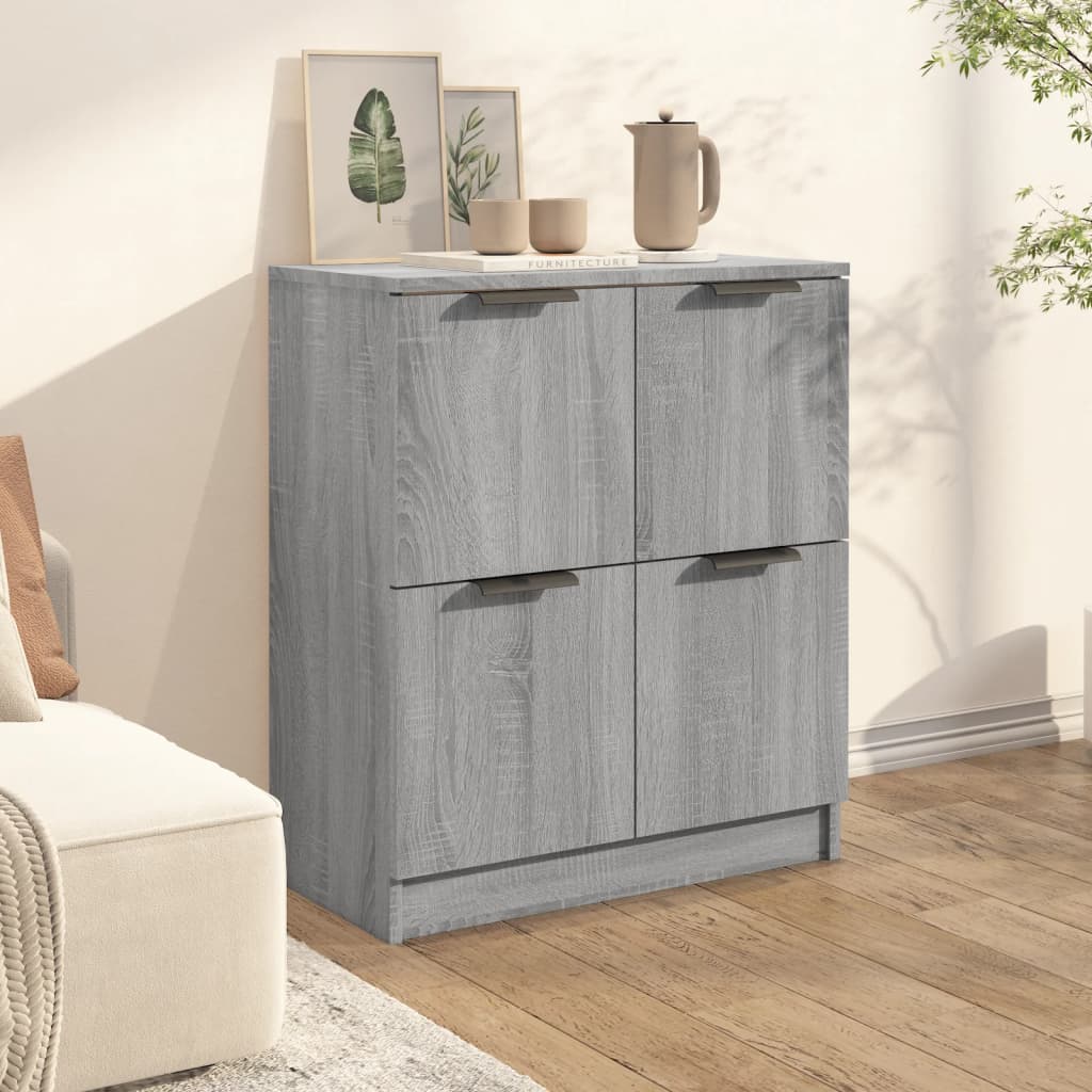 Harmaa senkki Candefia 60x30x70cm (puinen)