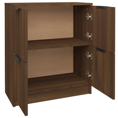 Senkki ruskea tammi 60x30x70 cm tekninen puu