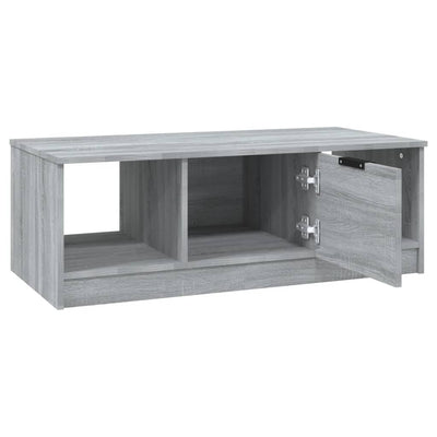 Sohvapöytä harmaa Sonoma 102x50x36 cm tekninen puu