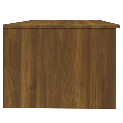 Sohvapöytä ruskea tammi 102x50x36 cm tekninen puu